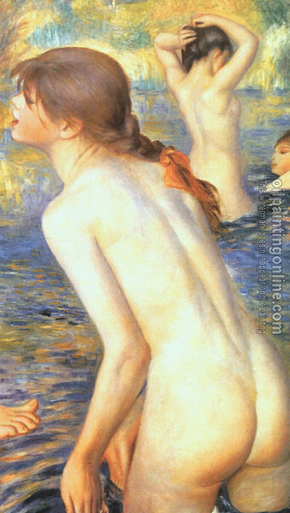Renoir, Pierre Auguste - The Large Bathers (detail)